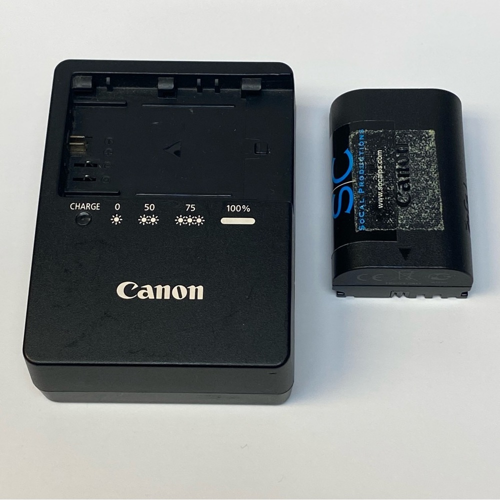 Canon LP-E6 Lithion Battery And LC-E6 Charger OEM
